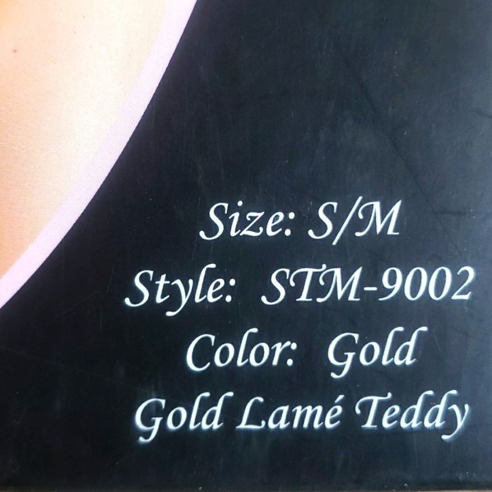 Gold Teddy With Ruffle Trim And Removable Padding. - Picture 3 of 7